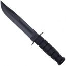 KA-BAR USMC Kampfmesser - schwarz - mit Lederscheide